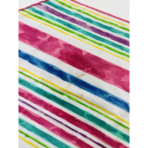 Set 6 Vintage Pastel Romantic Coquette Floral Placemats Easter Pink Flowers Blue - Picture 8 of 9